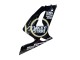 Comprare Carena Moto Kawasaki ZX6R 2003-2004 - Nero Lucido Bianco Motul Lucky Strike