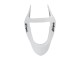 Comprare Carena Moto Kawasaki ZX6R 2003-2004 - Bianco Nero Decals