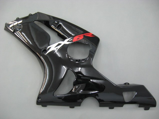 Comprare Carena Moto Kawasaki ZX6R 2003-2004 - Nero Lucido