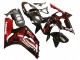 Comprare Carena Moto Kawasaki ZX6R 2003-2004 - Nero Lucido Rosso Fiamma