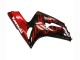 Comprare Carena Moto Kawasaki ZX6R 2003-2004 - Nero Lucido Rosso Fiamma