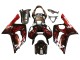 Comprare Carena Moto Kawasaki ZX6R 2003-2004 - Nero Lucido Rosso Fiamma