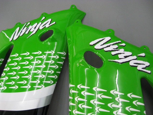 Comprare Carena Moto Kawasaki ZX6R 2003-2004 - Verde Bianco Nero Elf Bridgestone
