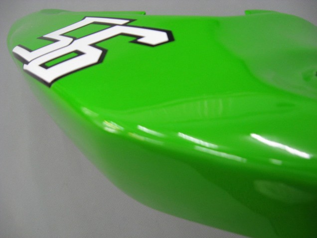 Comprare Carena Moto Kawasaki ZX6R 2003-2004 - Verde Bianco Nero Elf Bridgestone
