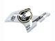 Comprare Carena Moto Kawasaki ZX6R 2003-2004 - Bianco Nero Motul Lucky Strike