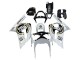 Comprare Carena Moto Kawasaki ZX6R 2003-2004 - Bianco Nero Motul Lucky Strike