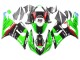 Comprare Carena Moto Kawasaki ZX6R 2005-2006 - Verde Rosso Nero Elf 66