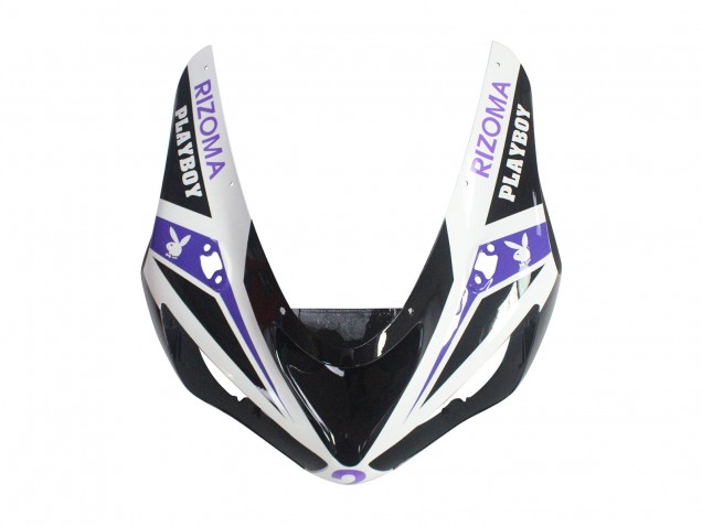 Comprare Carena Moto Kawasaki ZX6R 2005-2006 - Bianco Viola Nero Rizoma Playboy DENSO