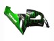 Comprare Carena Moto Kawasaki ZX6R 2005-2006 - Nero Lucido Verde Fiamma