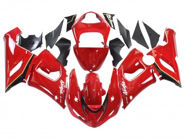 Comprare Carena Moto Kawasaki ZX6R 2005-2006 - Rosso Giallo Nero