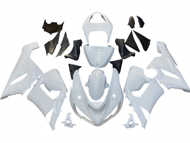 Comprare Carena Moto Kawasaki ZX6R 2005-2006 - Bianco