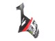 Comprare Carena Moto Kawasaki ZX6R 2007-2008 - Nero Bianco Rosso Bianco Nevicare Decal Ninja Elf