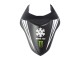 Comprare Carena Moto Kawasaki ZX6R 2007-2008 - Nero Bianco Rosso Bianco Nevicare Decal Ninja Elf
