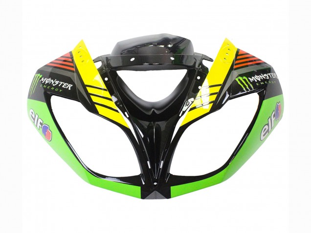 Comprare Carena Moto Kawasaki ZX6R 2009-2012 - Verde Nero Lucido Giallo Bianco Rosso Elf Mostro