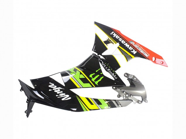 Comprare Carena Moto Kawasaki ZX6R 2009-2012 - Verde Nero Lucido Giallo Bianco Rosso Elf Mostro