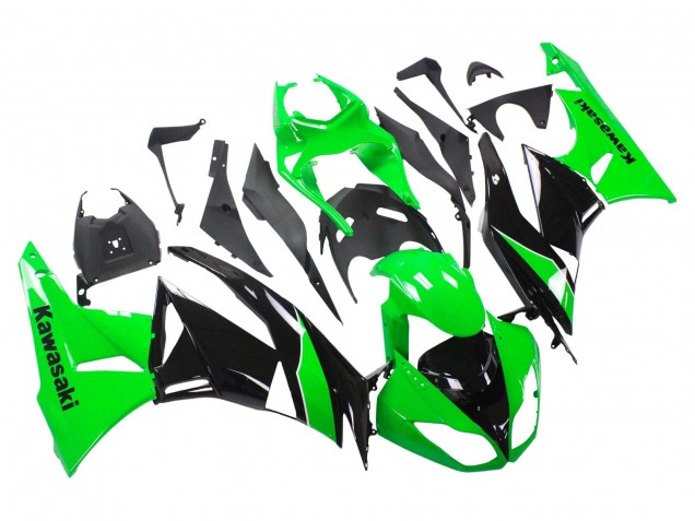 Comprare Carena Moto Kawasaki ZX6R 2009-2012 - Verde Nero Lucido