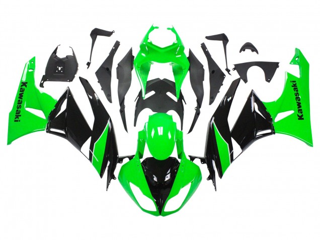 Comprare Carena Moto Kawasaki ZX6R 2009-2012 - Verde Nero Lucido