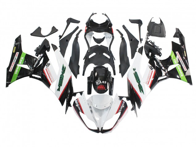 Comprare Carena Moto Kawasaki ZX6R 2009-2012 - Bianco Rosso Nero Verde