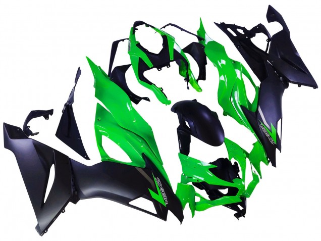 Comprare Carena Moto Kawasaki ZX6R 2019-2022 - Verde Nero Opaco