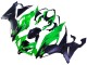 Comprare Carena Moto Kawasaki ZX6R 2019-2022 - Verde Nero Opaco