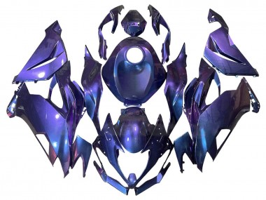 Comprare Carena Moto Kawasaki ZX6R 2019-2022 - Viola Blu