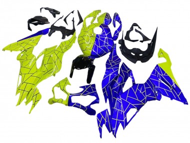 Comprare Carena Moto Kawasaki ZX6R 2019-2022 - Blu Giallo