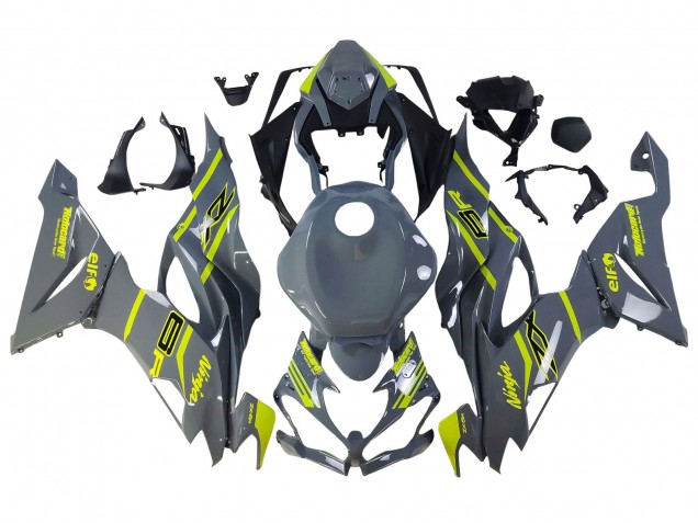 Comprare Carena Moto Kawasaki ZX6R 2019-2022 - Nardo Grigio Giallo