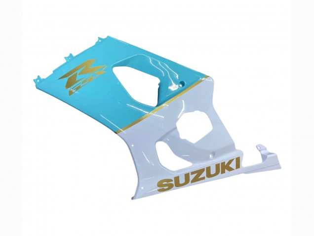 Comprare Carena Moto Suzuki GSXR 1000 2003-2004 - Bianco Azzurro Chiaro Oro