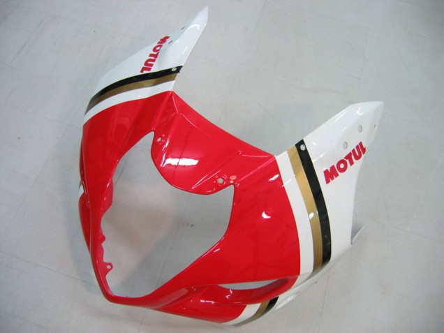 Comprare Carena Moto Suzuki GSXR 1000 2003-2004 - Bianco Rosso Motul Lucky Strike