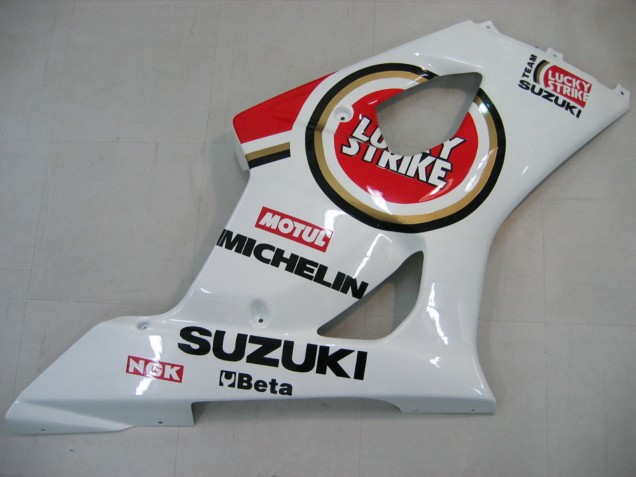 Comprare Carena Moto Suzuki GSXR 1000 2003-2004 - Bianco Rosso Motul Lucky Strike