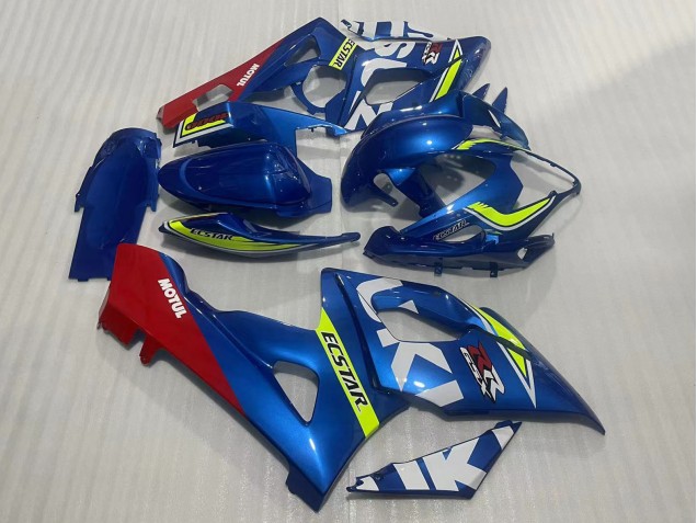 Comprare Carena Moto Suzuki GSXR 1000 2005-2006 - Blu Giallo Rosso Motul Ecstar