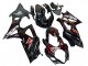 Comprare Carena Moto Suzuki GSXR 1000 2007-2008 - Nero Rosso Fiamma