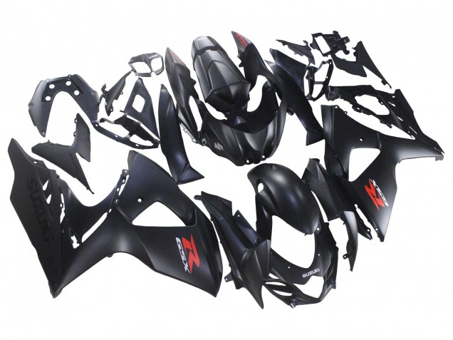 Comprare Carena Moto Suzuki GSXR 1000 2007-2008 - Nero Opaco Rosso Decal