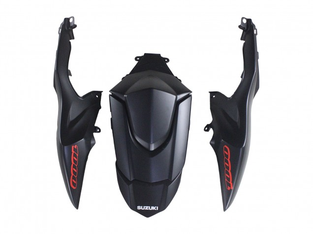 Comprare Carena Moto Suzuki GSXR 1000 2007-2008 - Nero Opaco Rosso Decal
