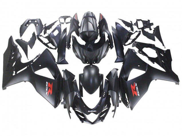 Comprare Carena Moto Suzuki GSXR 1000 2007-2008 - Nero Opaco Rosso Decal