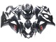 Comprare Carena Moto Suzuki GSXR 1000 2007-2008 - Nero Opaco Rosso Decal