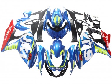 Comprare Carena Moto Suzuki GSXR 1000 2009-2016 - Azzurro Chiaro Verde Rosso Motul