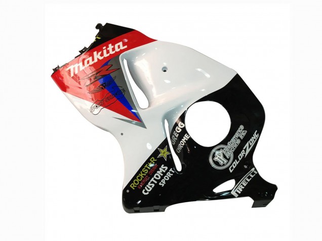 Comprare Carena Moto Suzuki GSXR 1300 Hayabusa 1996-2007 - Bianco Blu Rosso Makita Nero