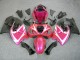 Comprare Carena Moto Suzuki GSXR 1300 Hayabusa 1996-2007 - Rosa Bianco Nero
