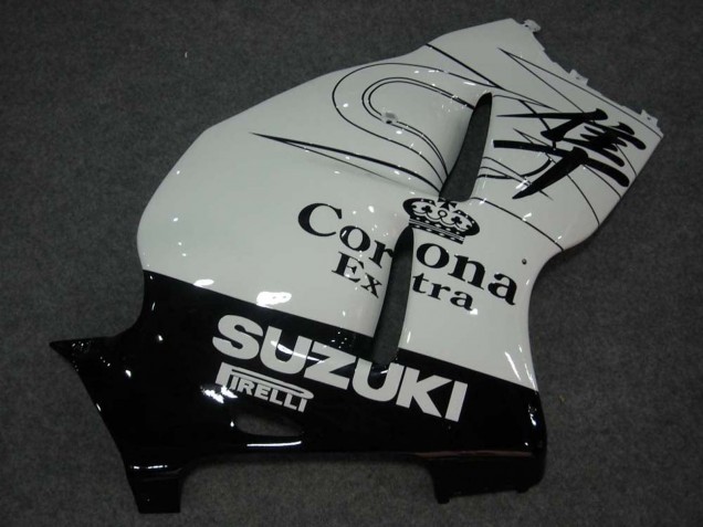 Comprare Carena Moto Suzuki GSXR 1300 Hayabusa 1996-2007 - Bianco Nero Corona
