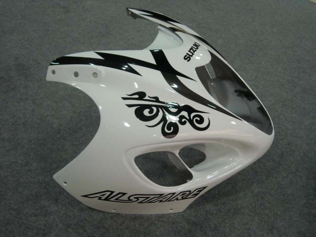 Comprare Carena Moto Suzuki GSXR 1300 Hayabusa 1996-2007 - Bianco Nero Corona