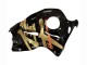 Comprare Carena Moto Suzuki GSXR 1300 Hayabusa 1996-2007 - Nero Lucido Oro Hayabusa