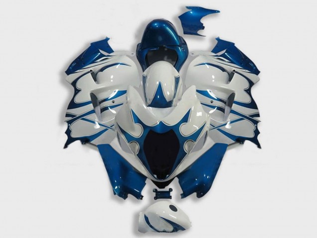 Comprare Carena Moto Suzuki GSXR 1300 Hayabusa 1996-2007 - Bianco Blu Scuro