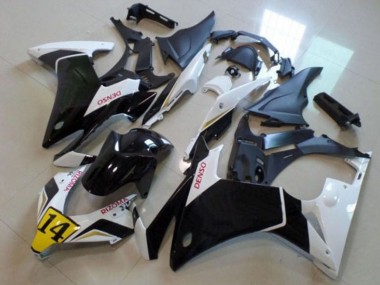 Comprare Carena Moto Honda CBR500R 2013-2015 - Bianco Giallo Nero Lucido DENSO
