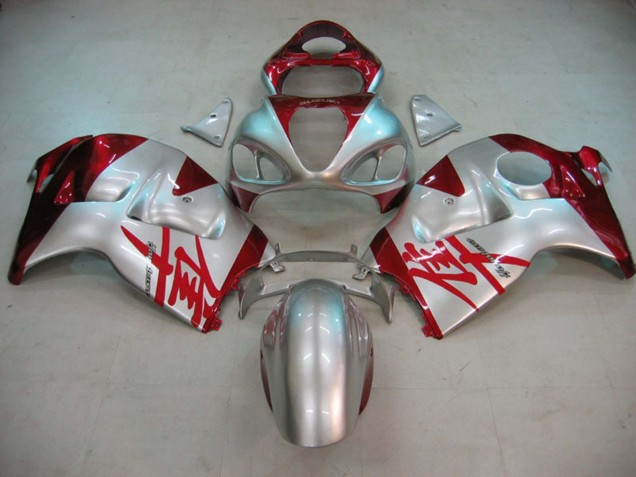 Comprare Carena Moto Suzuki GSXR 1300 Hayabusa 1996-2007 - Argento Rosso Hayabusa