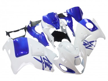 Comprare Carena Moto Suzuki GSXR 1300 Hayabusa 1996-2007 - Bianco Blu Hayabusa