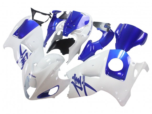 Comprare Carena Moto Suzuki GSXR 1300 Hayabusa 1996-2007 - Bianco Blu Hayabusa