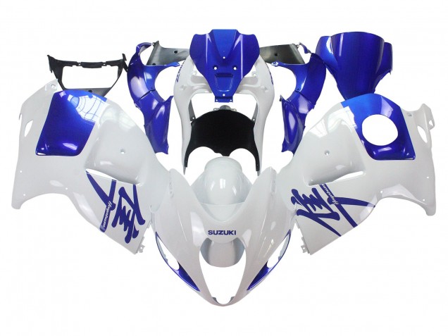 Comprare Carena Moto Suzuki GSXR 1300 Hayabusa 1996-2007 - Bianco Blu Hayabusa