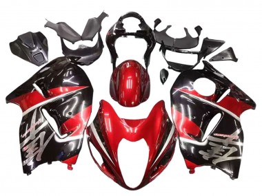 Comprare Carena Moto Suzuki GSXR 1300 Hayabusa 1996-2007 - Rosso Nero Lucido Hayabusa