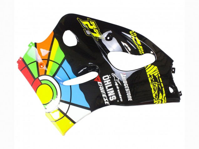 Comprare Carena Moto Suzuki GSXR 600 / GSXR 750 1996-2000 - Nero Multicolore 27